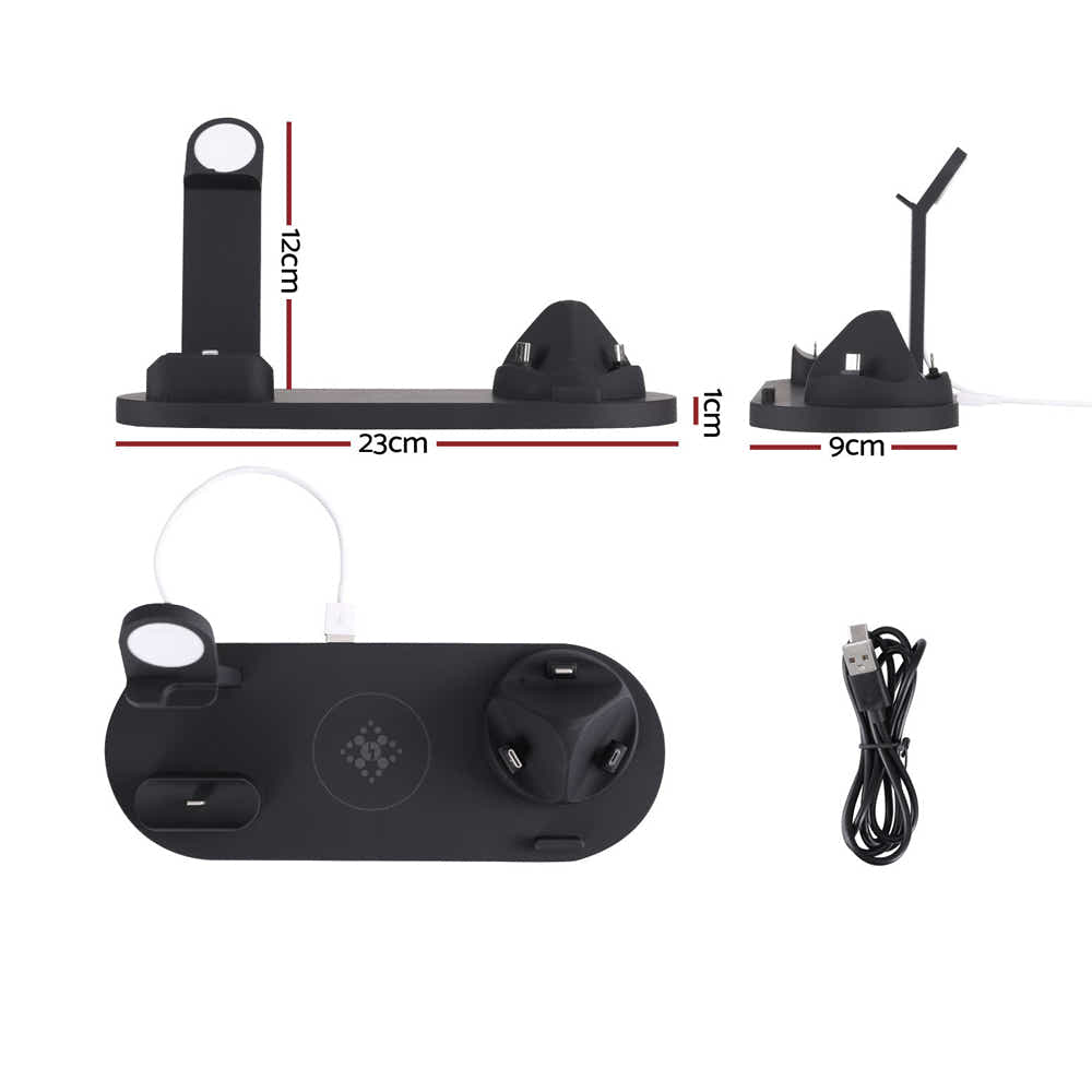 DS NA 4 in 1 Wireless Charger Multi-function Station for Phone Airpod iWatch 15W