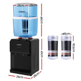 DS NA Water Cooler Dispenser 22L Bench Top Chiller Purifier Filter Hot Cold