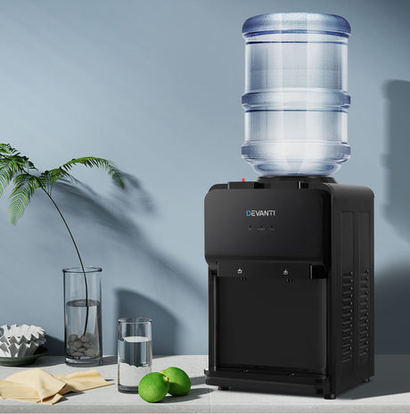 DS NA Devanti Water Cooler Dispenser Bench Top Black