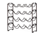 Metal wine rack 16 bottles