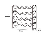 Metal wine rack 16 bottles