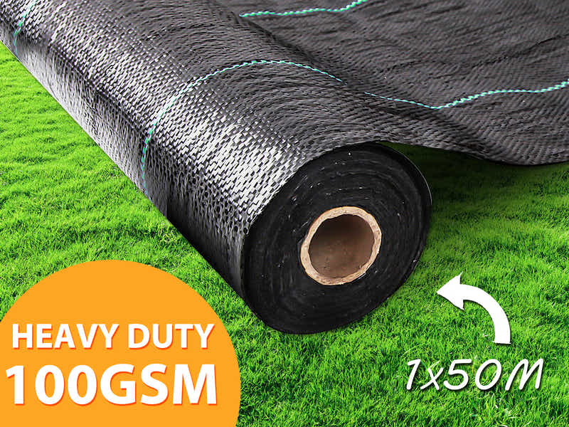 100gsm Weed Mat - 1m x 50m Roll