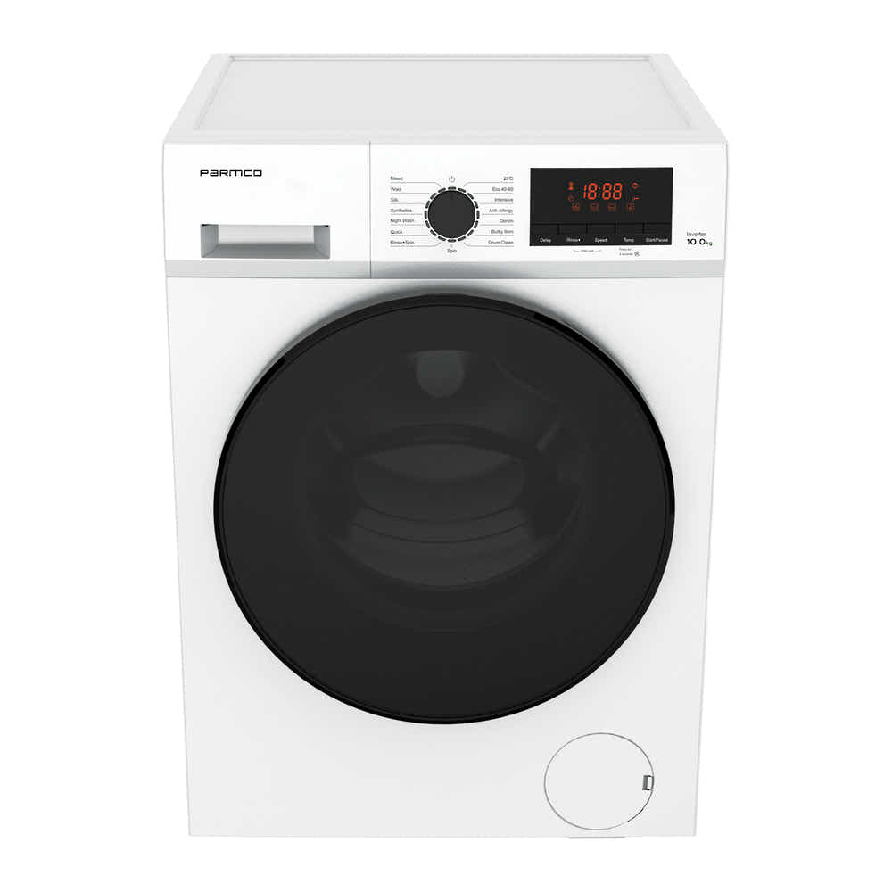 T Parmco WASHING MACHINE 10KG WHITE FRONTLOAD