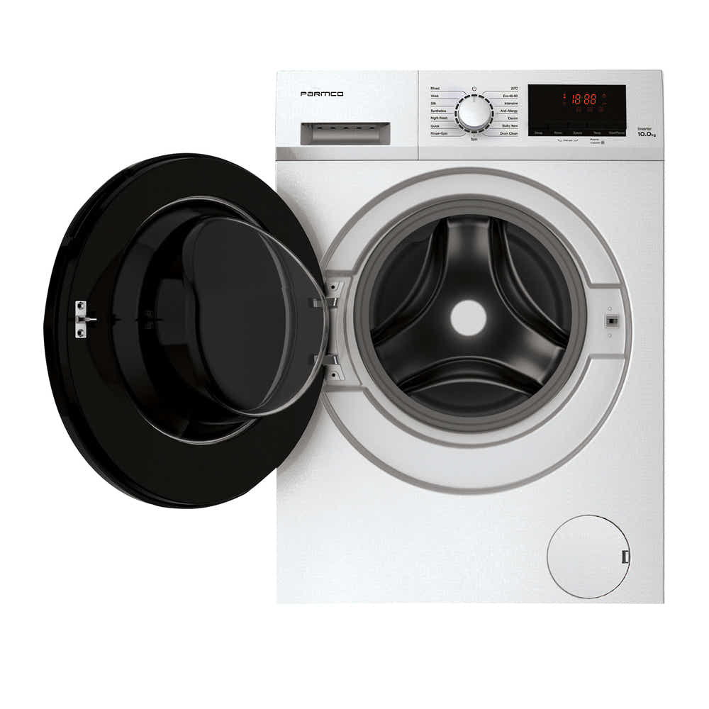 T Parmco WASHING MACHINE 10KG WHITE FRONTLOAD