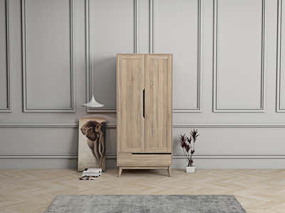 Fella 2 Doors Wardrobe With 1 Drawer