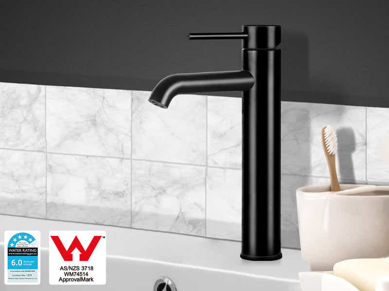 Black Basin Faucet Large