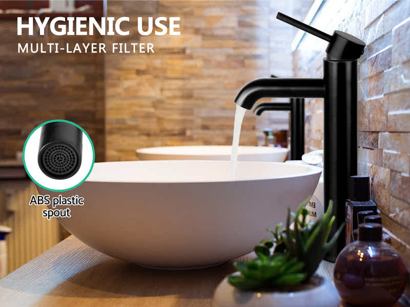 Black Basin Faucet Large