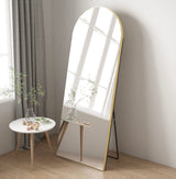 DS BS Arched Full Length Mirror With Stand 50×170cm -Black