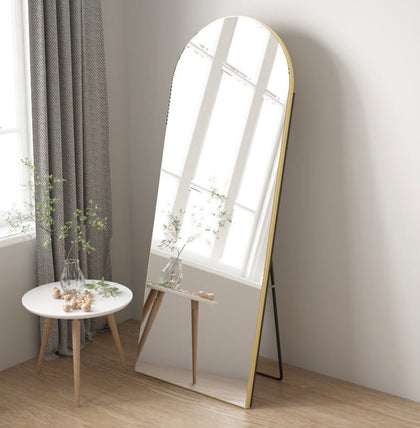 DS BS Arched Full Length Mirror With Stand 50×170cm - Wooden