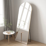 DS BS Arched Full Length Mirror With Stand 50×170cm -Black