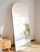 DS BS Arched Full Length Mirror With Stand 50×170cm - Glod