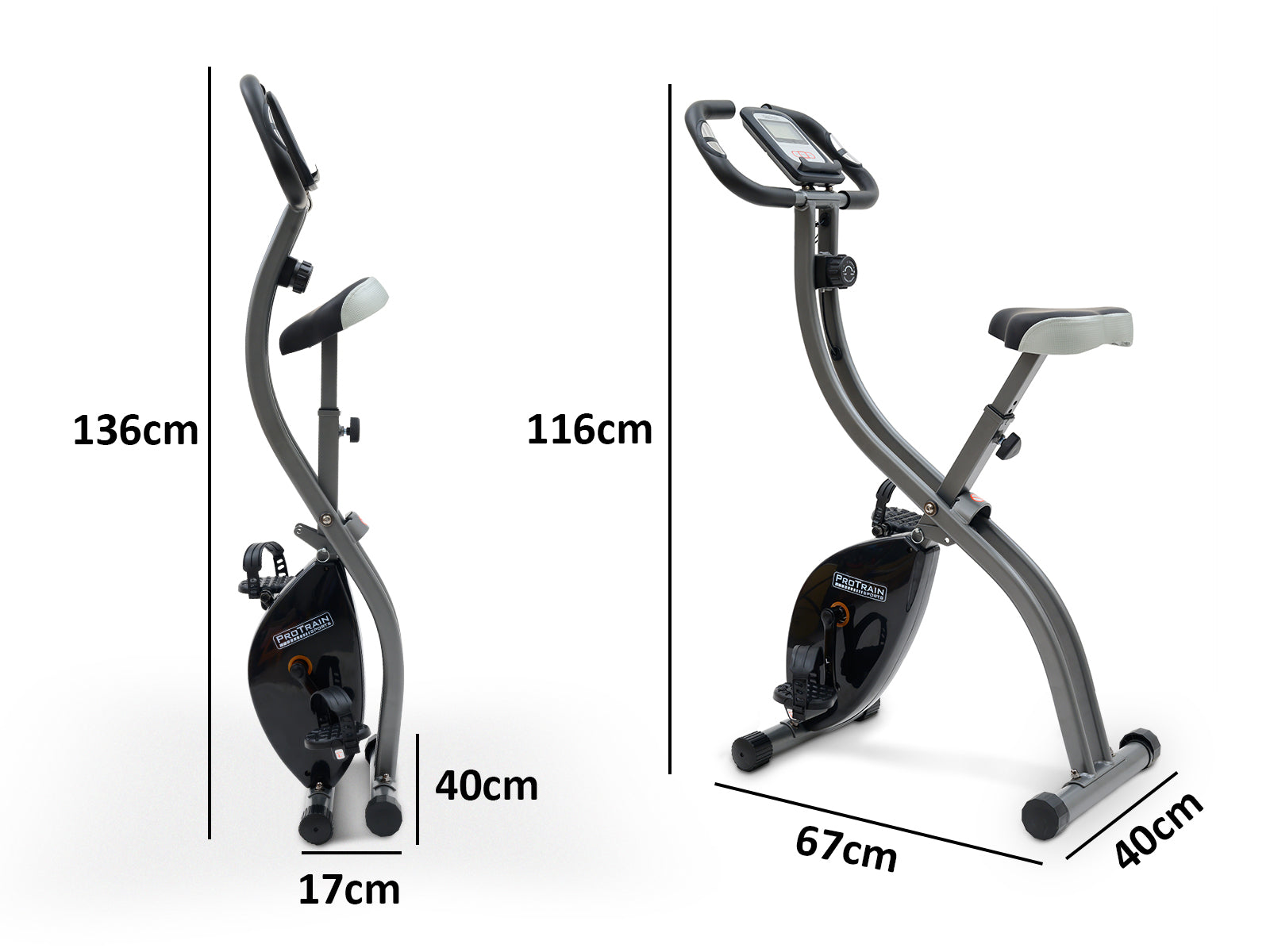 DS X-Bike Folding Magnetic Exercise Bike