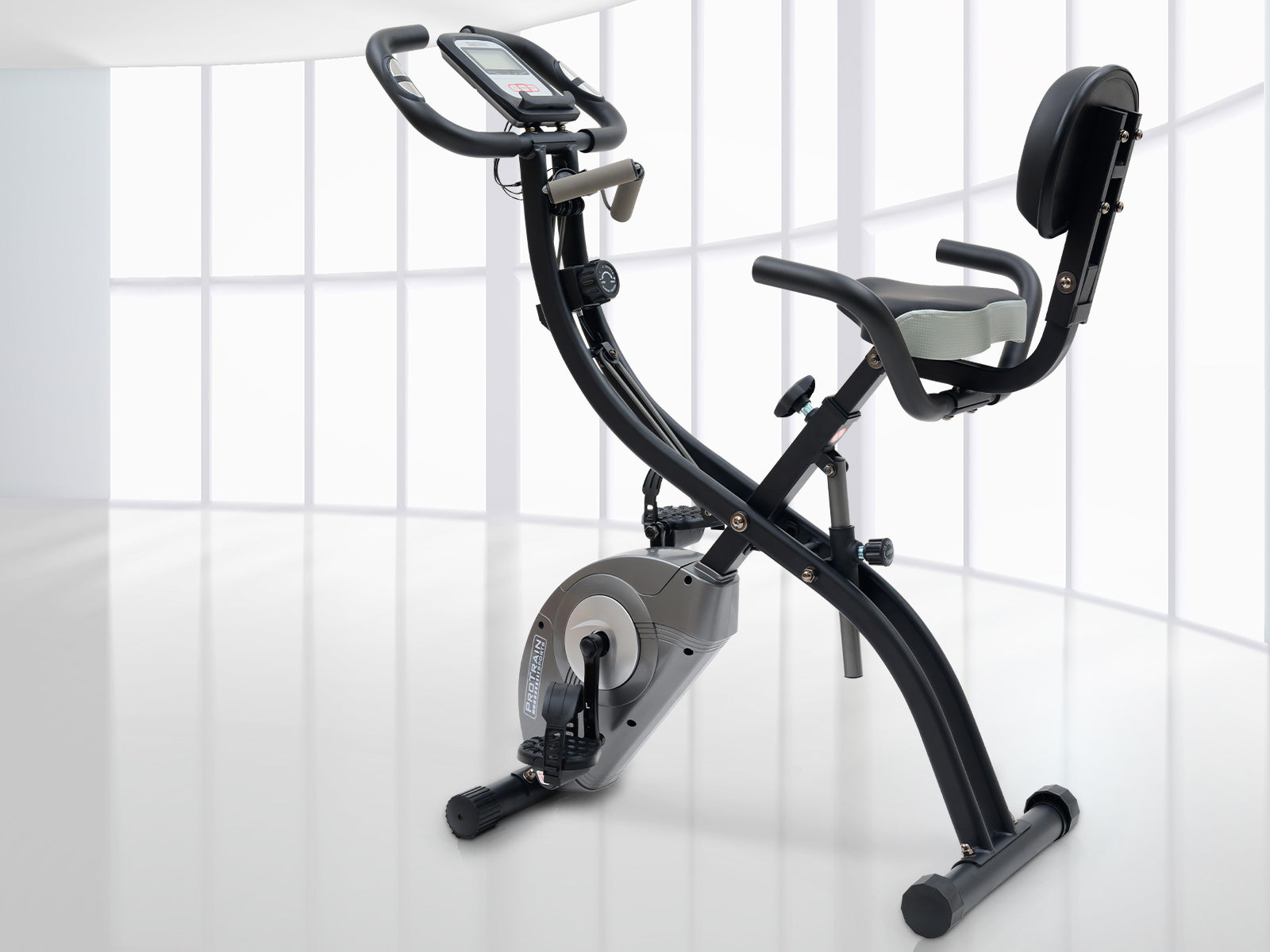 DS X-Bike With Rope And Recumbent Folding Magnetic Exercise Bike