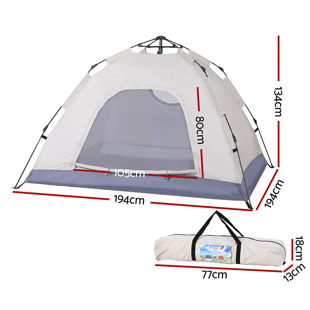 DS NA Weisshorn Camping Tent Instant Tent Pop up 2 Person Outdoor Hiking