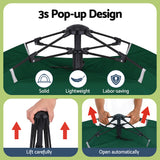Weisshorn Camping Tent Instant Tent Pop up 2 Person Outdoor Hiking Green