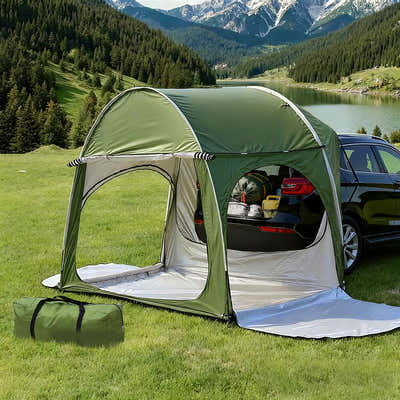 DS NA Weisshorn Camping Tent Canopy Portable Outdoor Family green