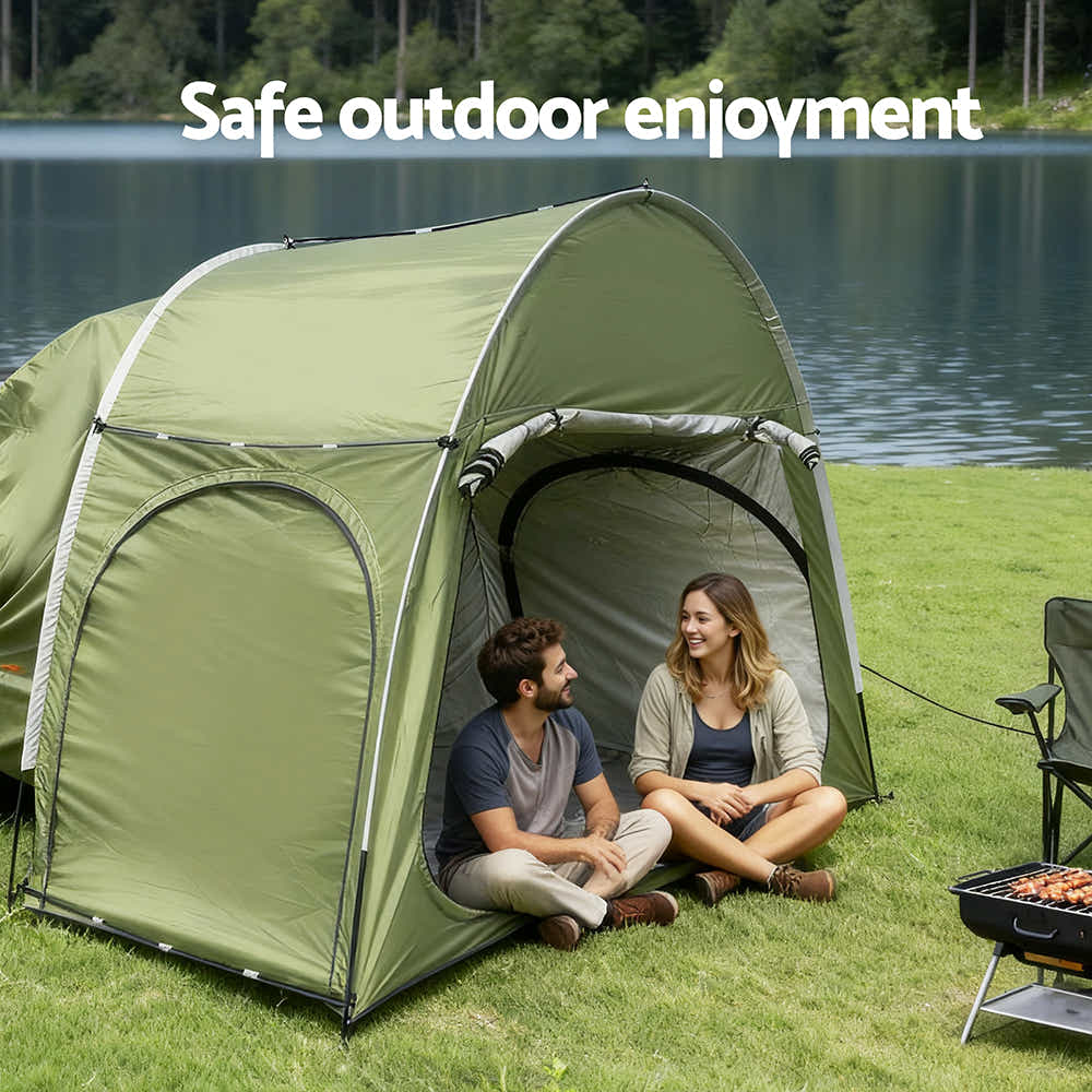 DS NA Weisshorn Camping Tent Canopy Portable Outdoor Family green