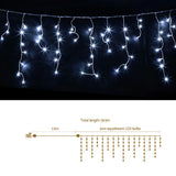 Jingle Jollys 32M Christmas Lights Solar Icicle String 960 LED Cool White