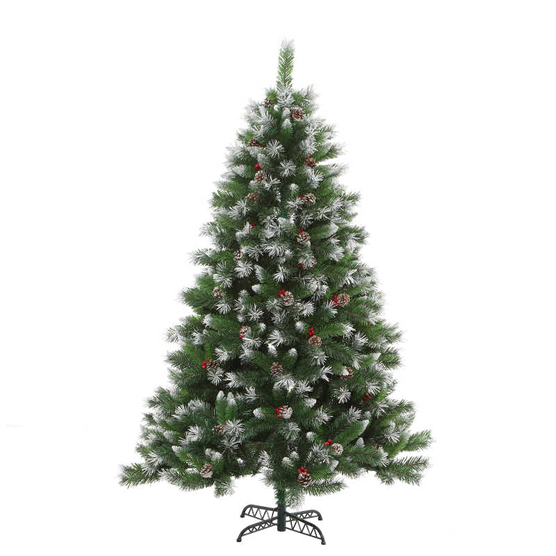 DS Christmas tree B PVC Tips with Red Berry 5FT