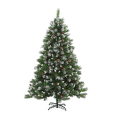 DS Christmas tree B PVC Tips with Red Berry 7FT