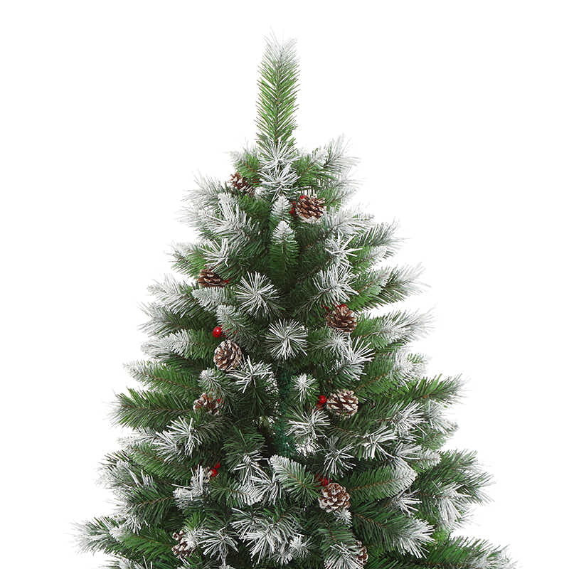 DS Christmas tree B PVC Tips with Red Berry 5FT