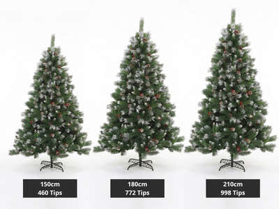 DS Christmas Tree with Red Berry Tips - 5FT/150cm