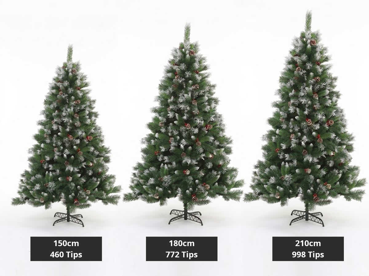 DS Christmas Tree with Red Berries - 6FT/180cm