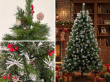 DS Christmas Tree with Red Berries - 6FT/180cm