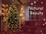 DS Christmas Tree Snow Tips with Lights - 6FT/180cm