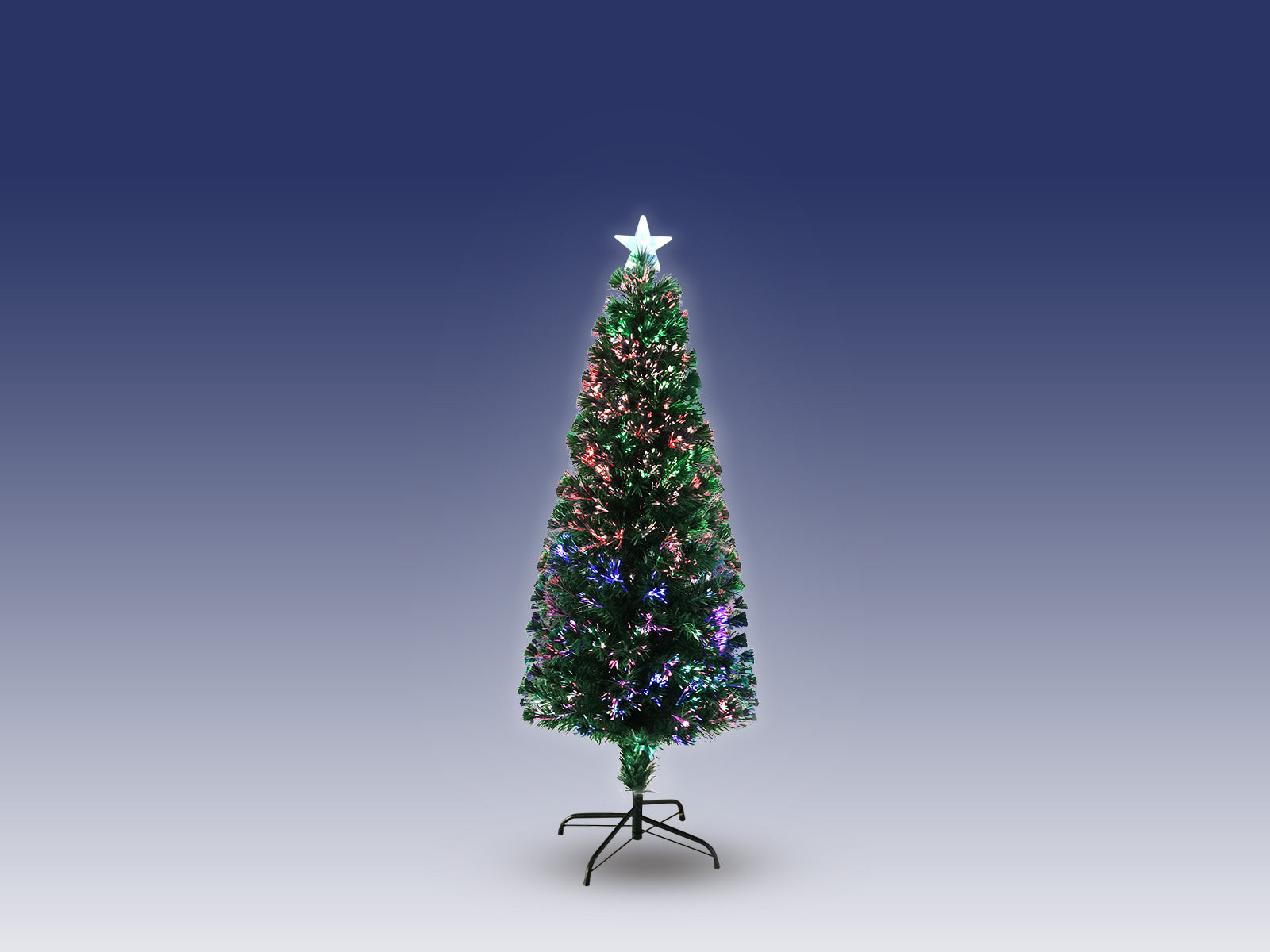 Optic Fibre Christmas Tree - 4Ft/120 cm