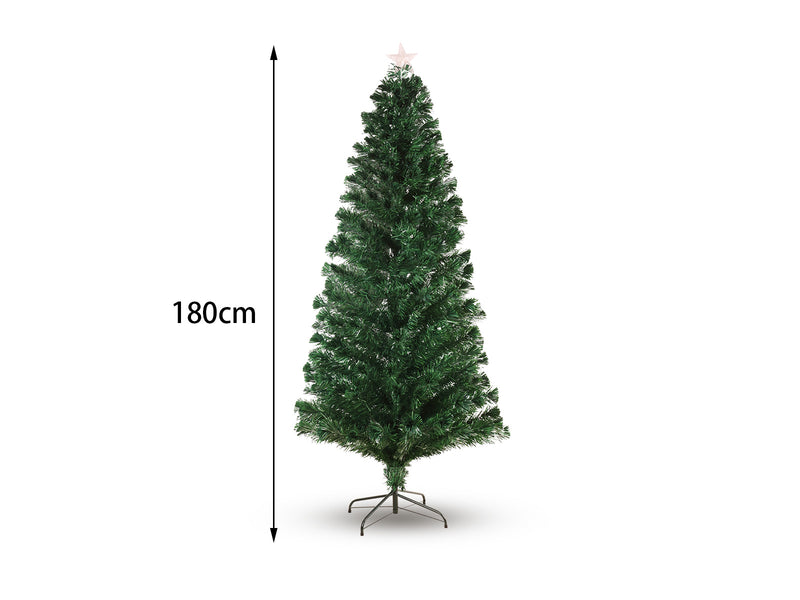Optic Fibre Christmas Tree - 6Ft/180 cm