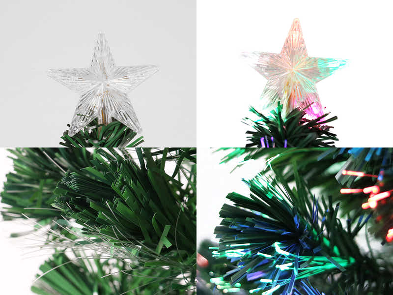 Optic Fibre Christmas Tree - 6Ft/180 cm