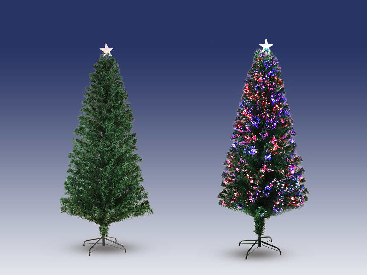 Optic Fibre Christmas Tree - 6Ft/180 cm