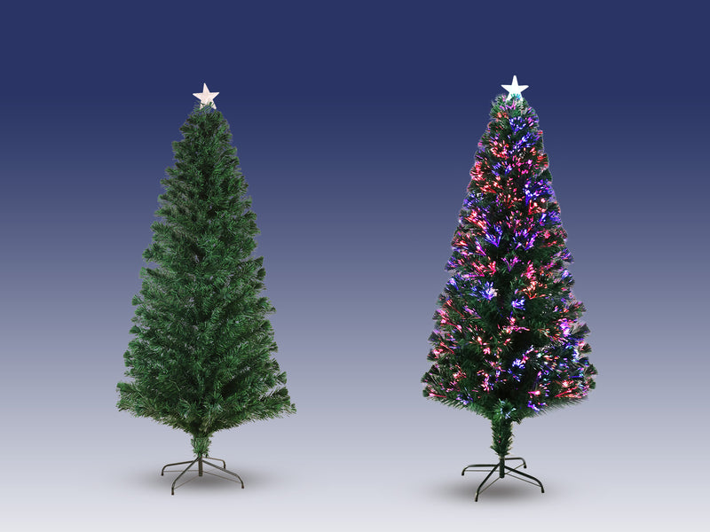 Optic Fibre Christmas Tree - 6Ft/180 cm