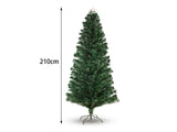 Optic Fibre Christmas Tree - 7Ft/210 cm