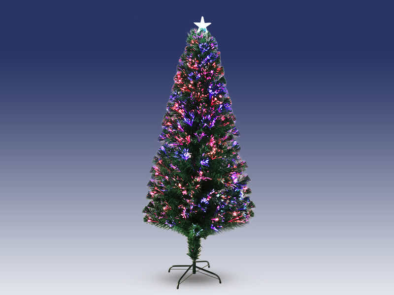 Optic Fibre Christmas Tree - 7Ft/210 cm