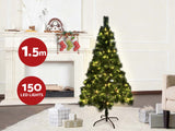 Christmas Tree with LED Lights - 5Ft/150 cm