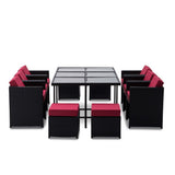Genoa 11-Piece Aluminium Outdoor Dining Set