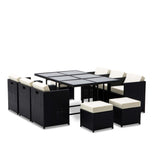 Genoa 11-Piece Aluminium Outdoor Dining Set