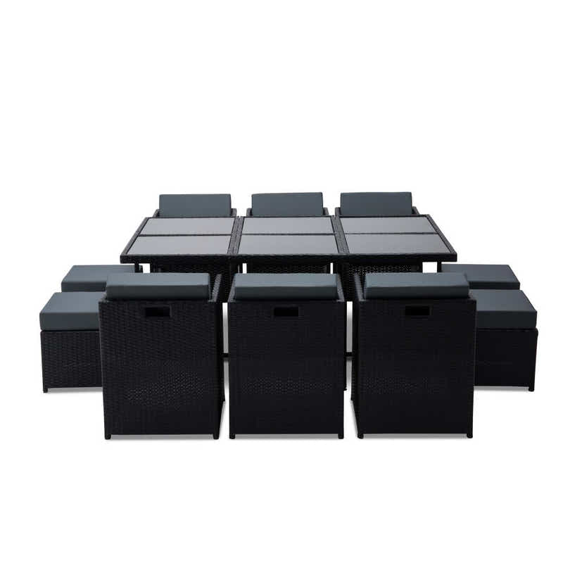 Genoa 11-Piece Aluminium Outdoor Dining Set