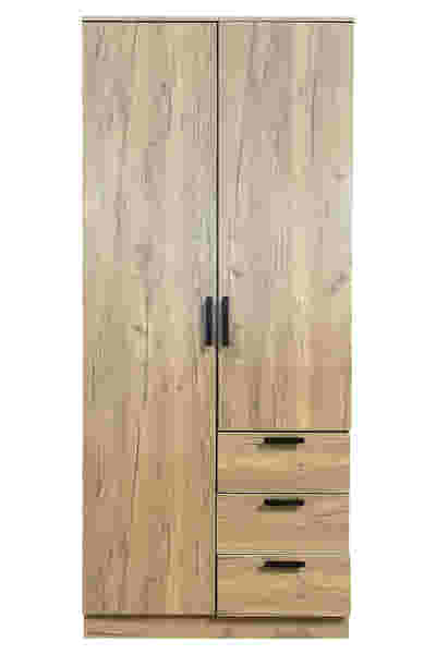 Kane 2 Doors Wardrobe With Drawers