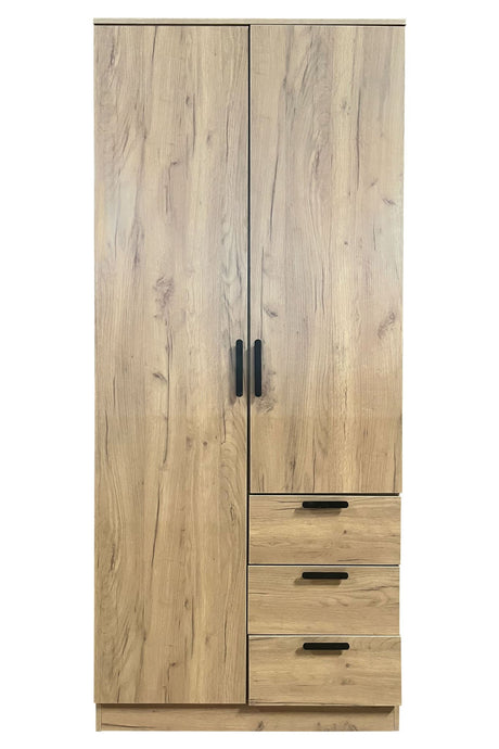 DS Kane 2 Doors Wardrobe With Drawers