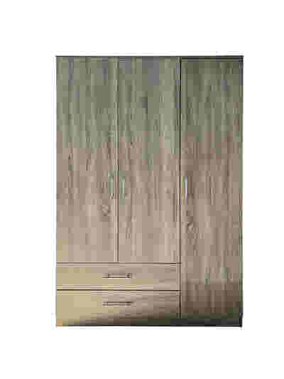 Alada 3 Doors Wardrobe With Drawers