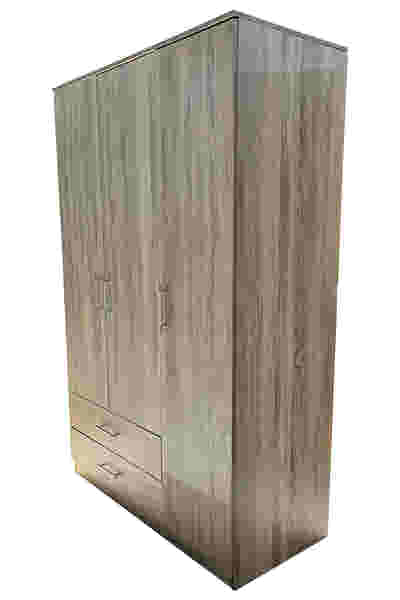 Alada 3 Doors Wardrobe With Drawers
