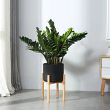 DS BS Modern Flower Pot with Display Potted Rack-White