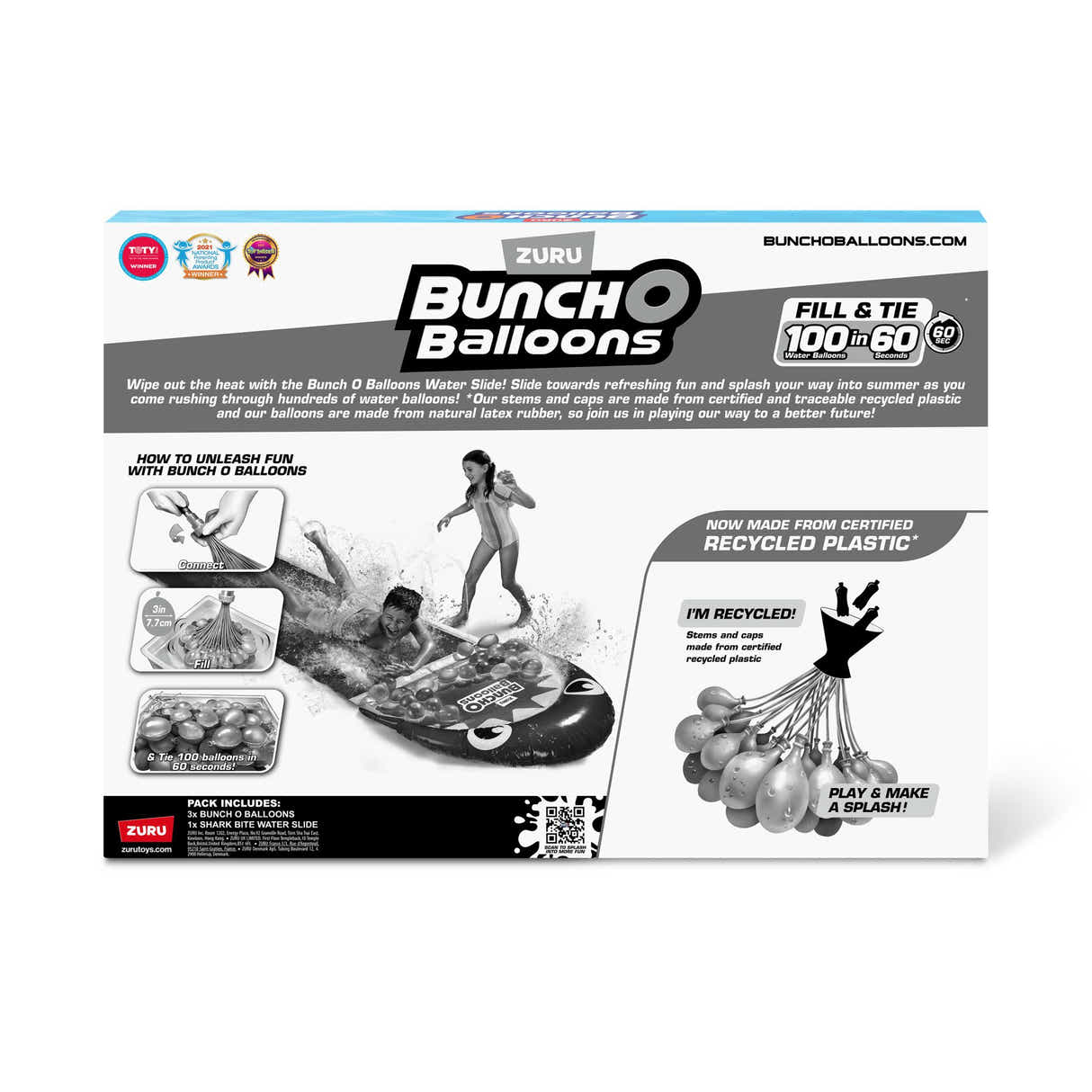 ZURU Shark Slide with 3-Pack Bunch O Balloons