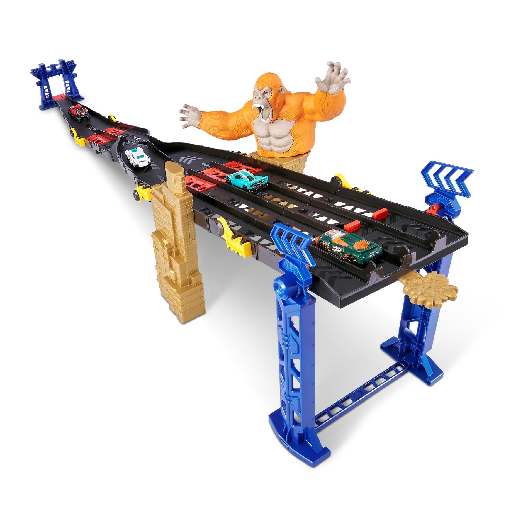 ZURU METAL MACHINES-S1 4-Lane Trackset Gorilla