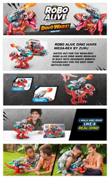 ZURU ROBO ALIVE-DINO WARS-Series 1 Giant Battling T-Rex