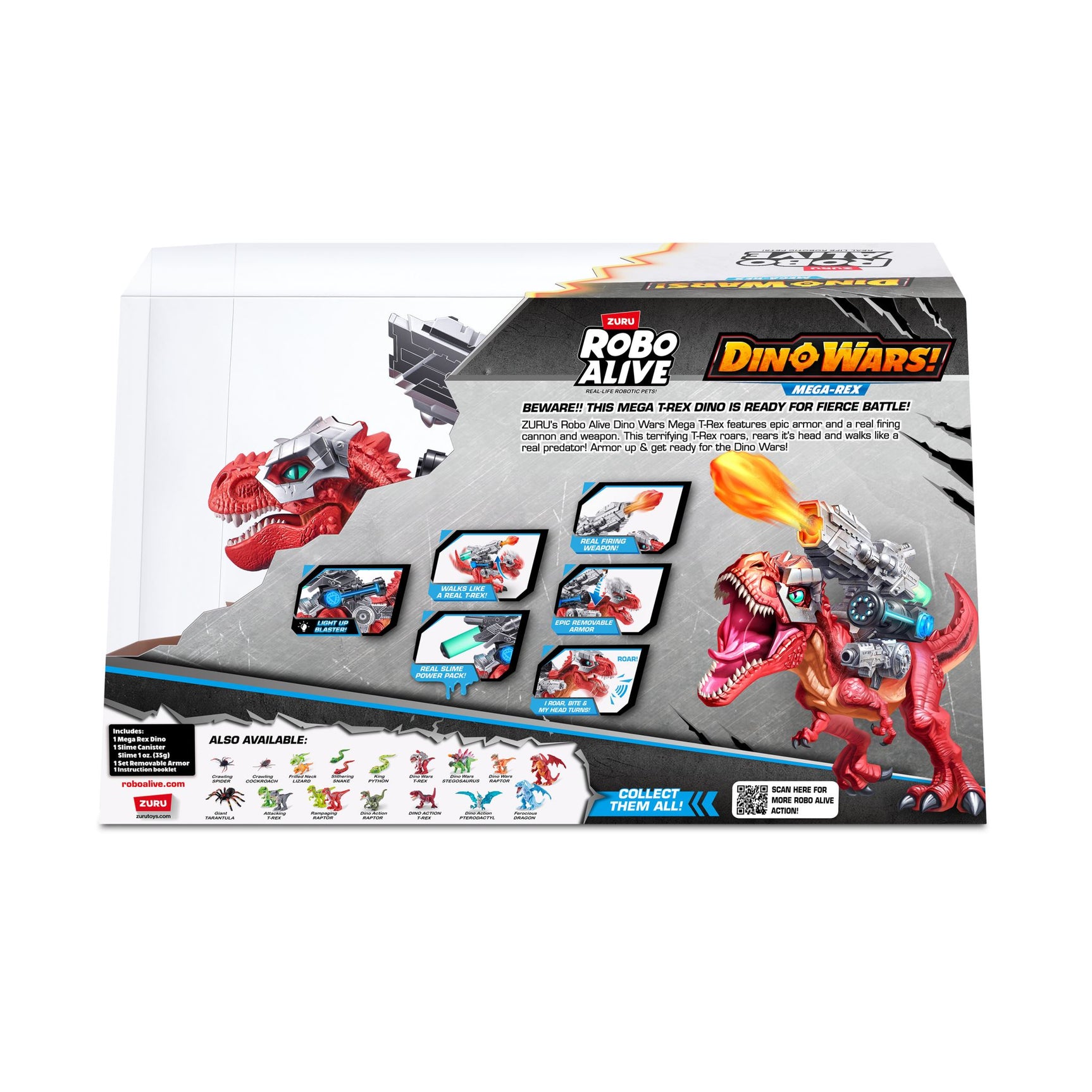 ZURU ROBO ALIVE-DINO WARS-Series 1 Giant Battling T-Rex