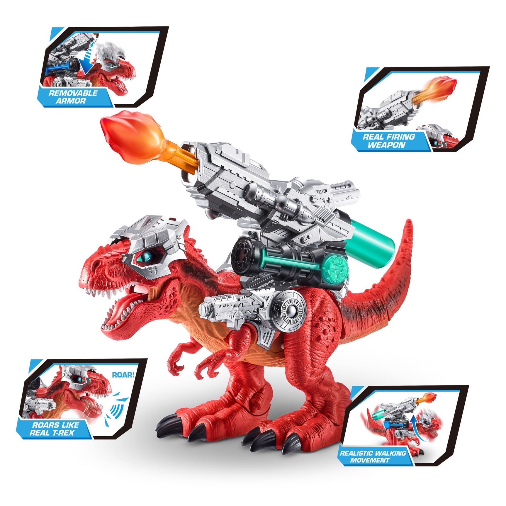 ZURU ROBO ALIVE-DINO WARS-Series 1 Giant Battling T-Rex